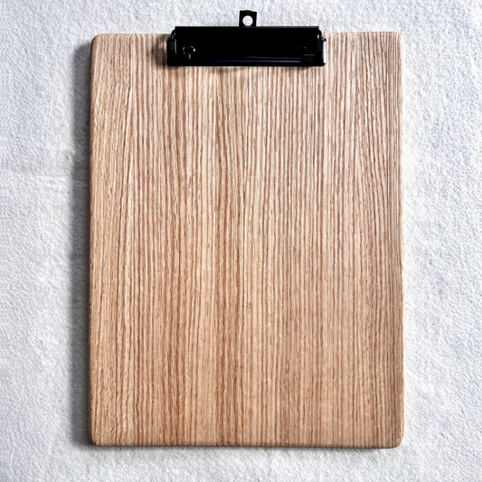 Solid Red Oak Clipboard