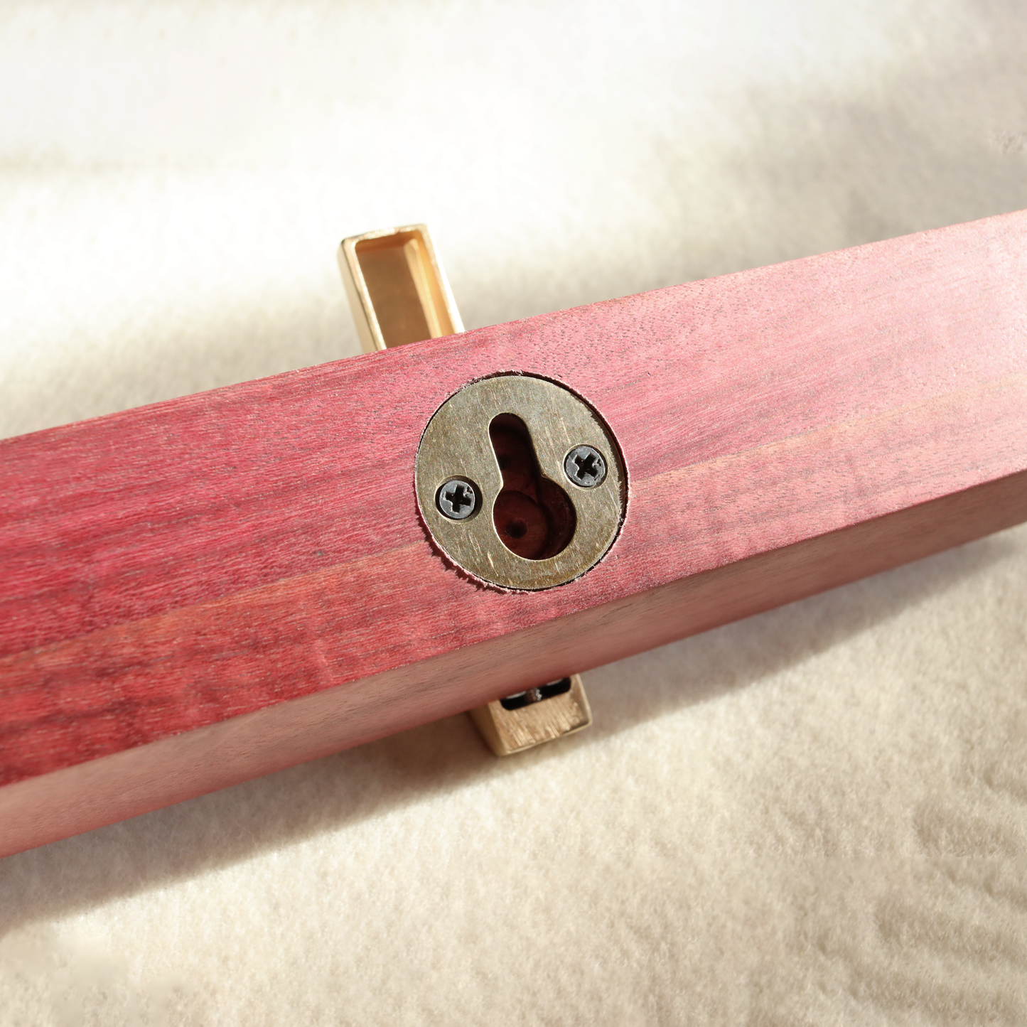 Purpleheart/Brushed Bronze Coat Hooks