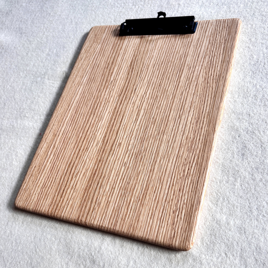 Solid Red Oak Clipboard