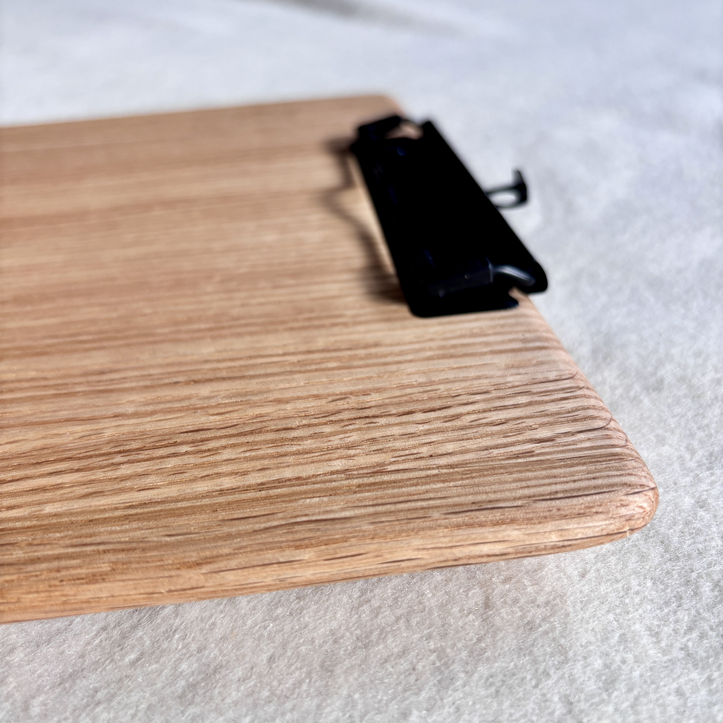 Solid Red Oak Clipboard